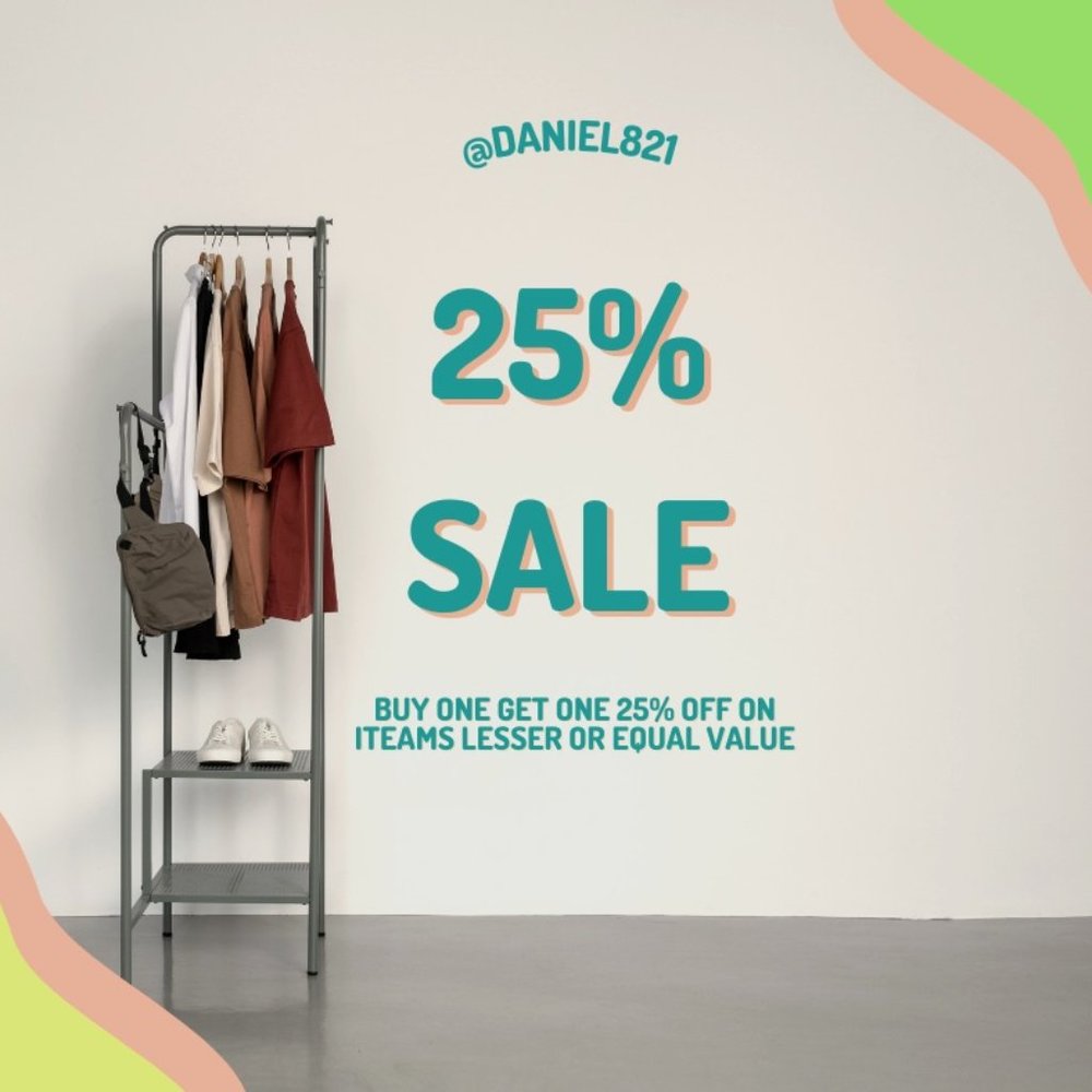 SALE 25% OFF